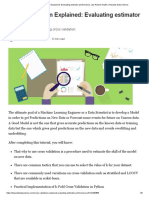 Cross Validation Explained