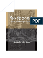 164622253 Marx Desconocido Sobre La Ideologia Alemana Por Nicolas Gonzalez Varela