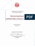 Monitoring Report (UPR RP) March 1 2011 (FINAL)