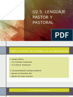 U2.5 Lenguaje Pastor y pastoral