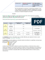 Los Pronombres Personales: Semana 8 Grado: Practica 6 A/E