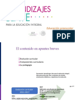 Educación preescolar: evolución curricular y componentes clave