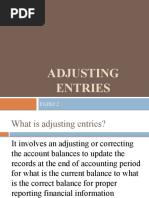 Adjusting Entries