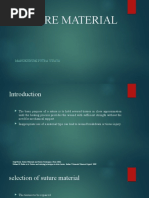 Suture Materials: Types and Uses | PDF | Surgical Suture | Surgery