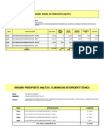 Presupuesto Analitico