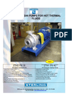 Pumps For Hot Thermal Fluids