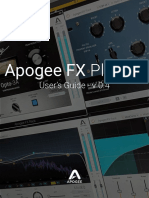 Apogee FX Plugins: User's Guide - V 0.4