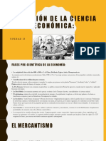 Evolución de La Ciencia Económica. Unidad II