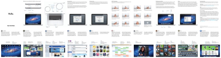 MacBook Pro Retina QuickStart | PDF | I Cloud | Mac Os