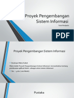 Proyek Pengembangan Sistem Informasi