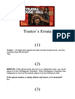 Traitor's Errata Guide