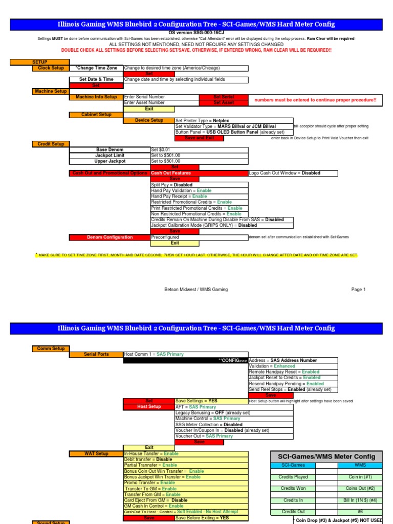 Wms Config Sheet Ssg00016cj | PDF | Computer Architecture | Computer ...
