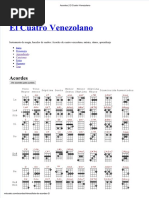 Diagrama De Acordes Para Guitarra