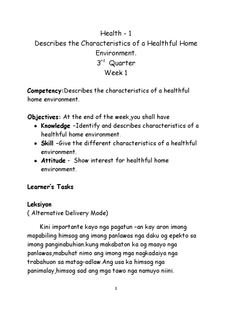 3rd Quarter LAS Health 1 | PDF