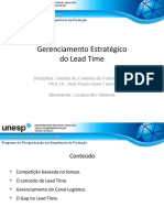 Gerenciamento Estratégico de Lead Time