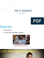 Orm in Django: Hoang Nguyen