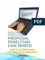 Panduan Penulisan Proposal Dan Skripsi Fakultas Pertanian UNWAR 2018-1