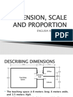 Compare Dimensions and Proportions of School Rooms