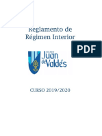 Relamento Centro Educativo Juan Valdez - 2019-20