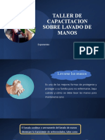 Taller de Capacitacion Sobre Lavado de Manos