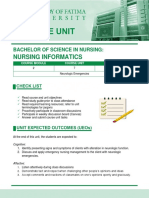 Nursing Informatics: Bachelor of Science in Nursing