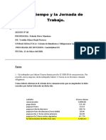 El Tiempo y La Jornada de Trabajo