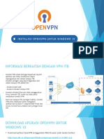 Panduan Instalasi Openvpn Win10