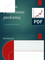 Estados financieros proyectados