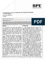 SPE 14381-A Discriminant Analysis of Acquired and Acquiring Companies in The Oil Industry