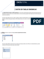 Segmentación de datos en tablas dinámicas de Excel