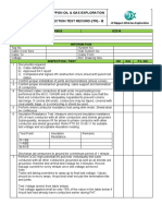 JX Nippon Oil & Gas Exploration Inspection Test Record (Itr) - B