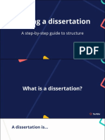 Writing A Dissertation: A Step-By-Step Guide To Structure