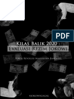 Kilas Balik 2020 - Evaluasi Rezim Jokowi