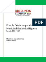 Plan Gobierno Municipal - La Higuera 2021