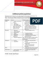 Additional Therapeutic Exercise Recommendations for Specific Patient Populations