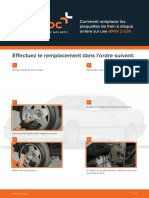 Comment Remplacer Les Plaquettes de Frein À Disque Arrière Sur Une BMW 3 E36