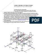 Ce 201 Matrix Theory of Structures: Poroject