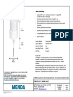 Twist-Lock Pump:: Pump Material Spring Material Locks For Travel Neck Size/Thread 24/410 Lid-Type Pump Care