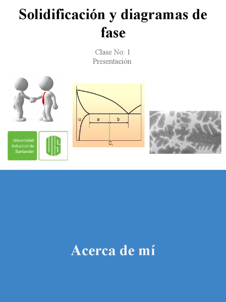 Solidificación y Diagramas de Fase | PDF | Fase (materia) | Diagrama de ...