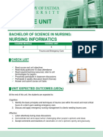 Nursing Informatics: Bachelor of Science in Nursing