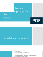 PPE-309L Process Lab: Engineering Computing