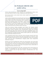 Lisensi Publik Umum Gnu (Gnu GPL) : Versi 3, 29 Juni 2007