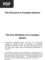 1 The Structure of Complex Systems