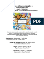 Curso de capacitación Escuelas Promotoras de Salud