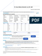 Booking Confirmation On IRCTC, Train: 05066, 20-Feb-2021, SL, KYN - BNY