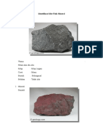 Identifikasi Sifat Fisik Mineral