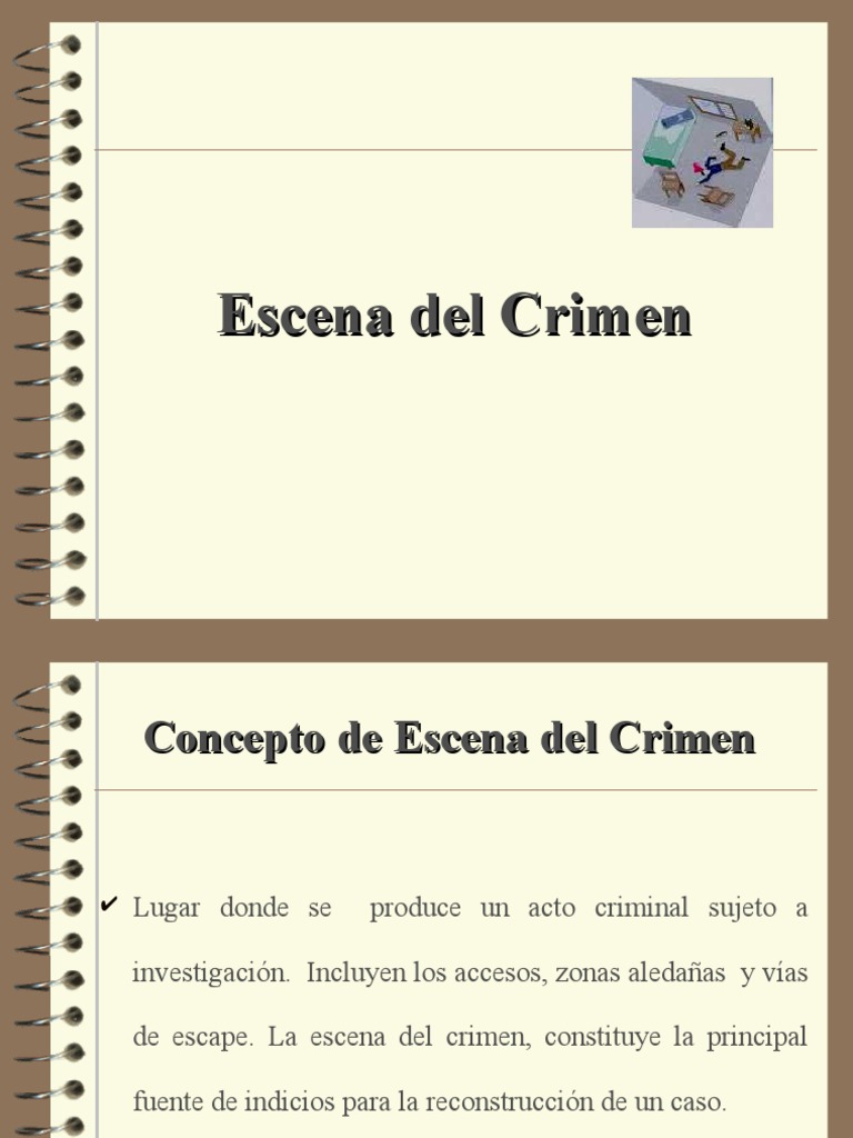 Análisis de la Escena del Crimen | PDF | Crimen y violencia | Thriller ...