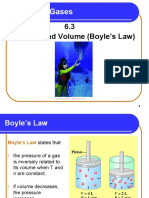 6.3 Pressure and Volume (Boyle's Law) : Chapter 6 Gases