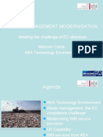Waste Management Modernisation: Meeting The Challenge of EC Directives