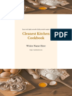 19 Cleanest Kitchen Cookbook Design in Microsoft Word